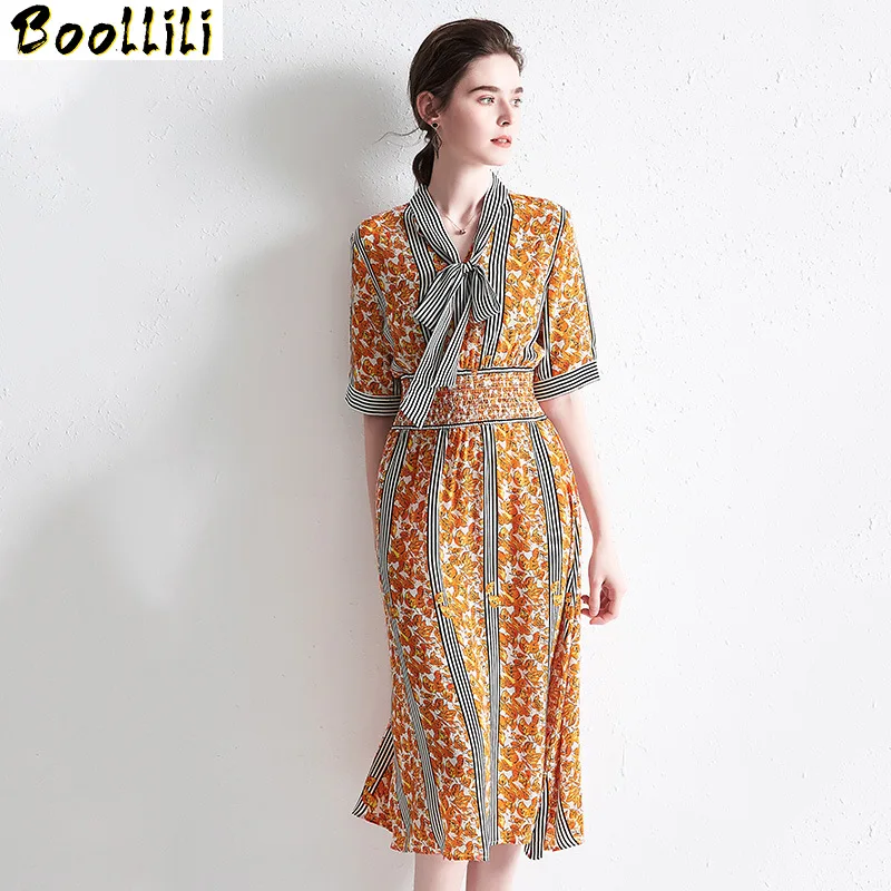 

Платье Boollili из натурального шелка, летнее платье, элегантное женское вечернее платье, женские пляжные платья, женское платье, женское платье, 2023