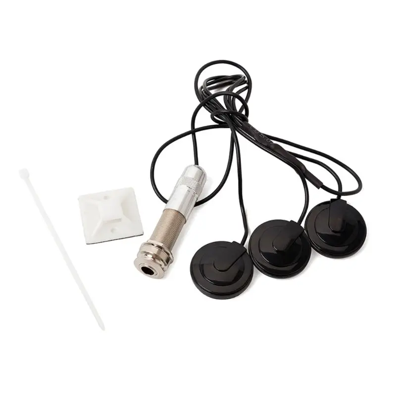 

Mandolin Pickup Guitar Humbucker Transducer for Violin Ukulele Banjo Replacement