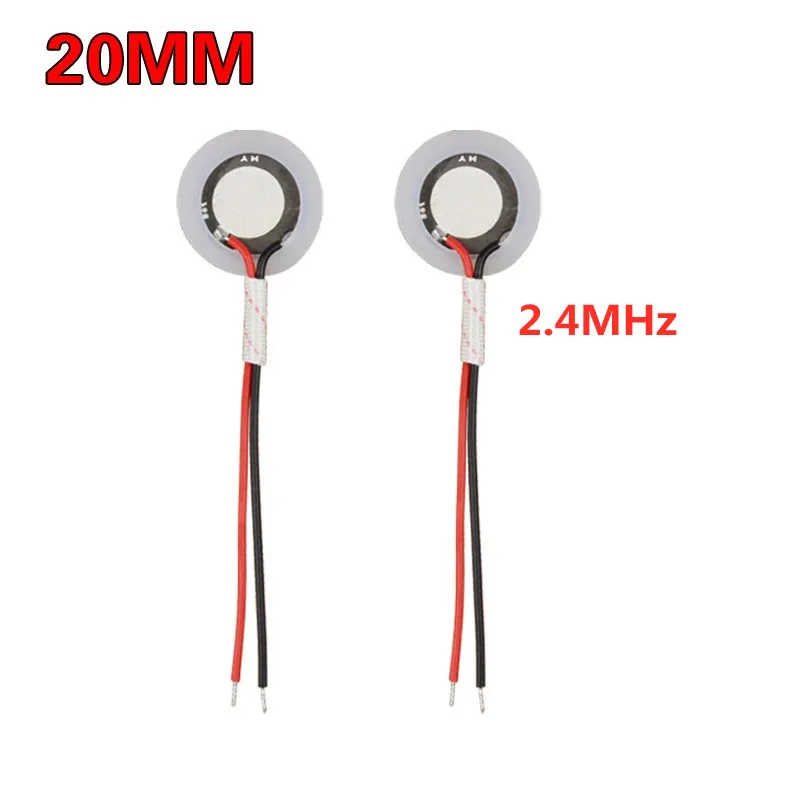20mm 2.4Mhz Ultrasonic Mist Maker Fogger Atomizing Transducer Oscillating Blade Piezoelectric Ceramic Air Humidifier Accessory 2 PCS mini humidifier,humidifier board,aromatherapy essential oil diffuser