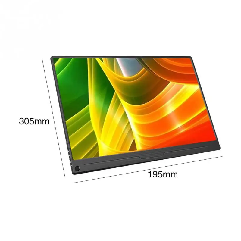 Портативный ЖК-монитор hd 13,3 usb type c hdmi для ноутбука, телефона, xbox, переключателя и ps4 Портативный ЖК-игровой монитор