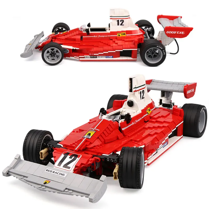 

MOC technic Ferrared Enzo Genuine The Red Formula Racing F1 F40 Car Set Building Blocks Bricks model Toys compatible legoing