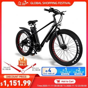 

[EU Direct] CMACEWHEEL KS26 48V 20Ah 750W 26in Folding Electric Bike 3 Modes 45km/h Top Speed 80-130KM Mileage Disc Brake E-Bike