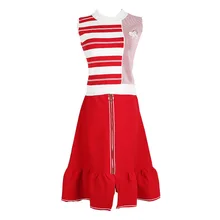 Трикотажные костюмы, женский ноготь, бисер+ цветной пояс, без рукавов, топ, половина длины, юбка рыбий хвост, комплект из двух предметов