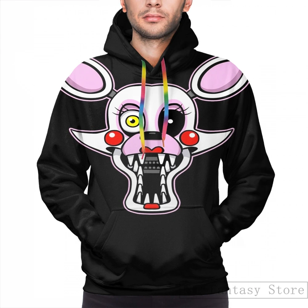 Мужские толстовки, свитшоты для женщин, Повседневная Толстовка с принтом Five Nights at Freddy's-FNAF-Mangle - Цвет: Men