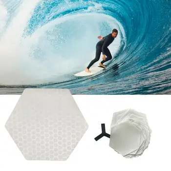 

20PCS Ultralight Traction Non-Slip Grip Mat Hexagonal Honeycomb Foot Pad Surfboards Standup Paddle Boards