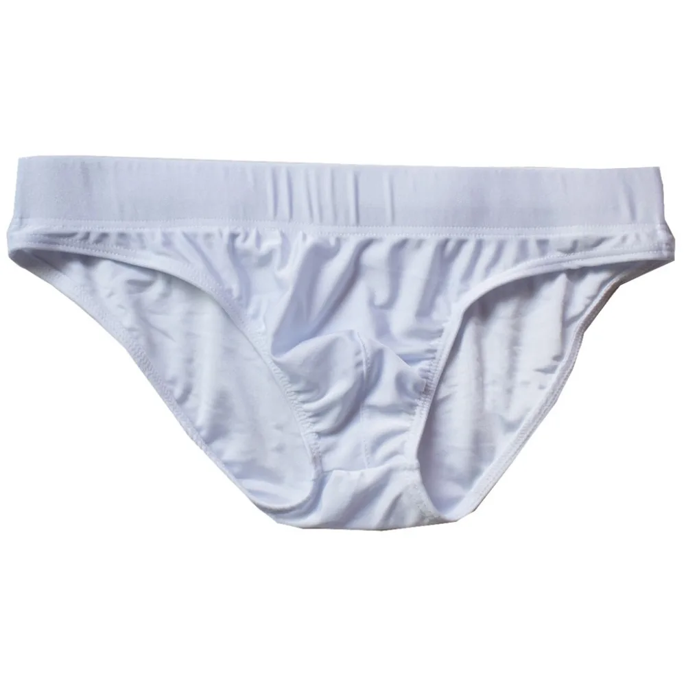 Men's Briefs Swim Trunks Underpants Low-Waisted Pure Color Swimming Briefs Underwear Sexy Knickers Male Panties Slip Homme #3D23 (14)