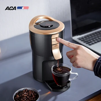 

2020 New 150W Fully Automatic American Coffee Machine Maker Grinder Household Portable Small Grinding Coffee, Bean Powder, Tea