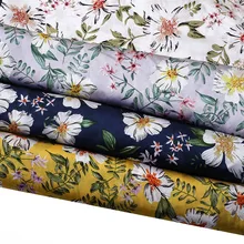 Платье, блестящий шифон, шелковистая ткань для платья, модный принт, мягкий гладкий Гладкий гладкий материал, дышащая ткань, сделай сам