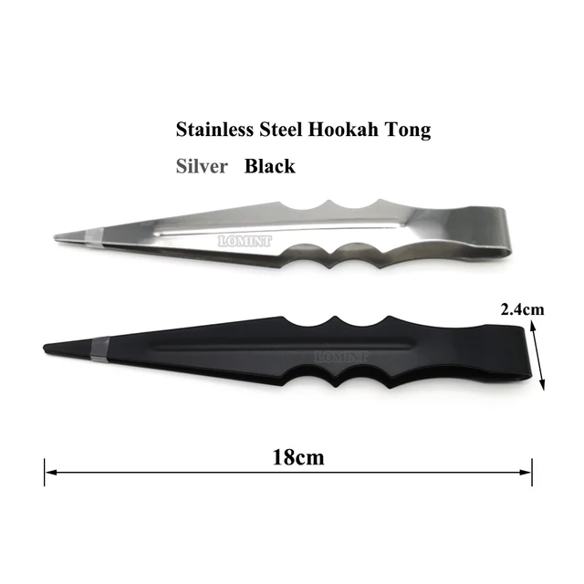 Lomint 18Cm Többcélú Rozsdamentes Acél Grillező Fogók Fogófogók Vízipipa - Image 5