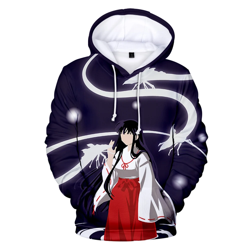 Горячая Распродажа толстовки с капюшоном Inuyasha из аниме для детей/мужчин/женщин