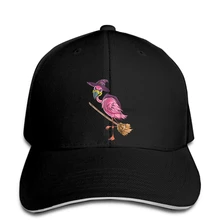 Хэллоуин Фламинго ведьма черная Мужская бейсболка забавная snapback шляпа