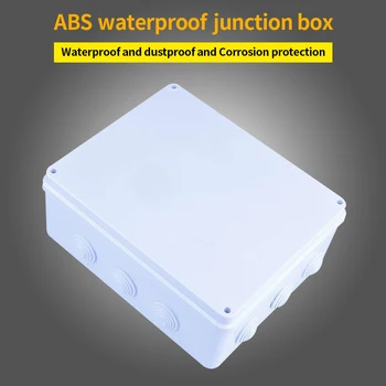 

Terminal Durable Junction Box Connection IP55 Waterproof ABS For Electric Cable Dustproof Practical Multi Holes With Plug