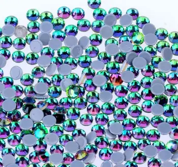 

All sizes Green Volcano DMC Iron On Rhinestones/Flat Back Nail art Hot fix Crystal Rhinestones Strass Sewing & Fabric Garment