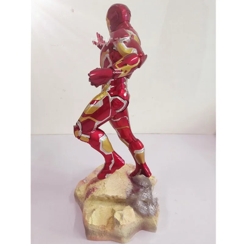2" Статуя Мстителей MK3 бюст Железный человек Tony Stark полная длина портрет украшение подарок анимационная фигурка GK игрушечная Коробка 50 см V246