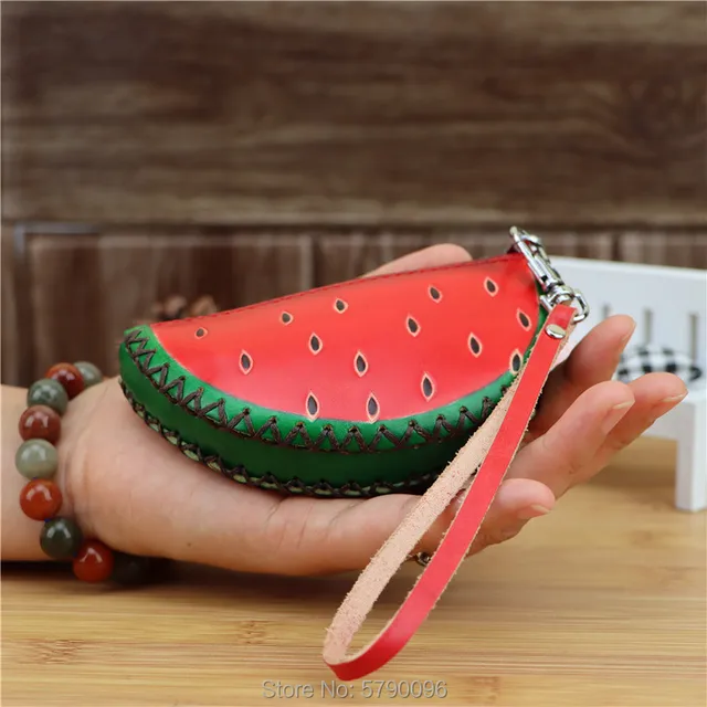 Buy Small Watermelon Zipper Pouch, Pink and Green Coin Pouch, Coin Purse,  Gift for Her, Small Credit Card Wallet, Gift Card Holder, Key Ring Online  in India - Etsy