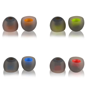 

6pcs/3pairs S M L Silicone In-Ear Earphone gel covers Headset Earbuds headphone eartips Earplug Ear pads cushion