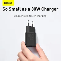Baseus Super Si 30W USB C Charger Adapter for iPhone 14 13 12 Pro Max iPad Type C QC 3.0 PD Fast Charge for Xiaomi Quick Charger - Image 3