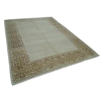 

210x294 Cm Beige Handmade Oushak Rug-7x10 Ft