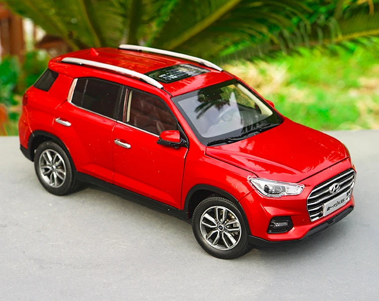 1:18 HYUNDAI IX35 сплав модель автомобиля статическая Высокая моделирования металлические модели автомобилей для коллекционирования подарок