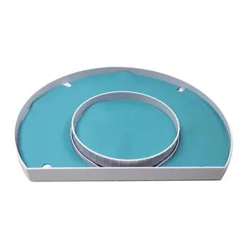 

1 pc Storage Rack 360 Degree Rotating Tier Round Shelf Desktop Organizer Rack for Bathroom Kitchen Bedroom (Random Color)