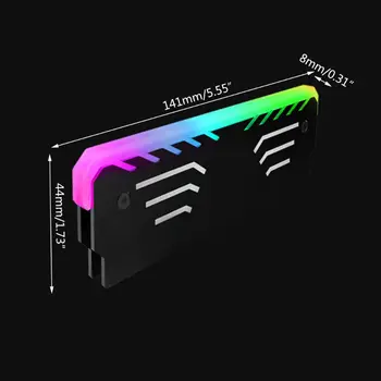 

Memory-RAM RGB Cooler Heat Sink Cooling Vest for DIY PC Game DDR DDR3 DDR4 K1AB