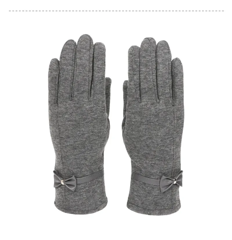 Зимние новые модные перчатки с сенсорным экраном, хлопковые перчатки для женщин, высококачественные ветрозащитные теплые перчатки с открытыми пальцами, мягкие перчатки