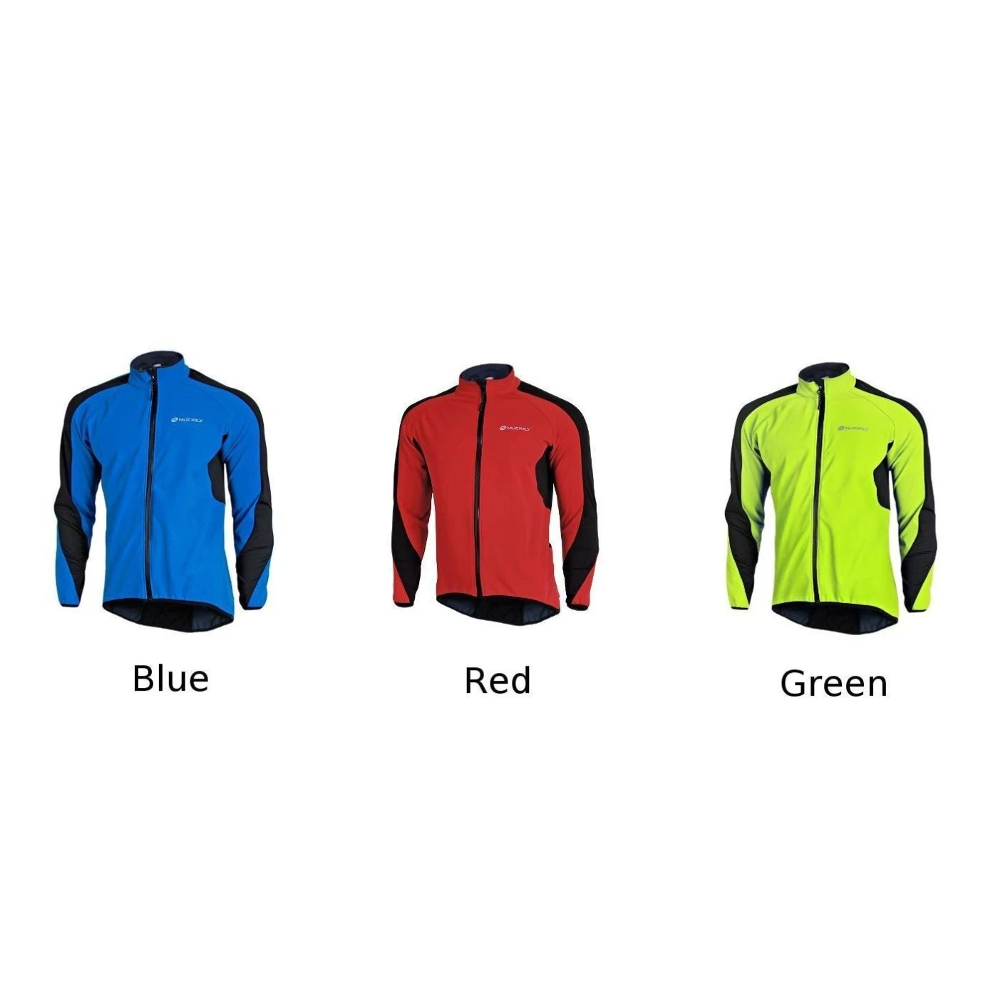 NUCKILY Men Winter Jacket Thermal Cycling Long Sleeve Jacket Waterproof Windproof riding running Coat