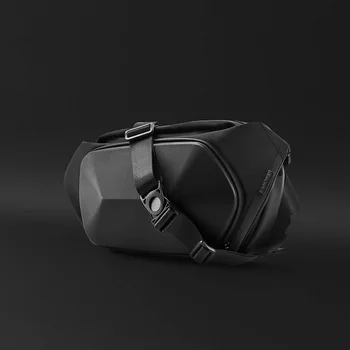 

Exploration Trace the tajezzo Shield Shoulder Bag Fashion Shoulder Bag Polyhedron Chest Pack Men's Women's Backpack New Style