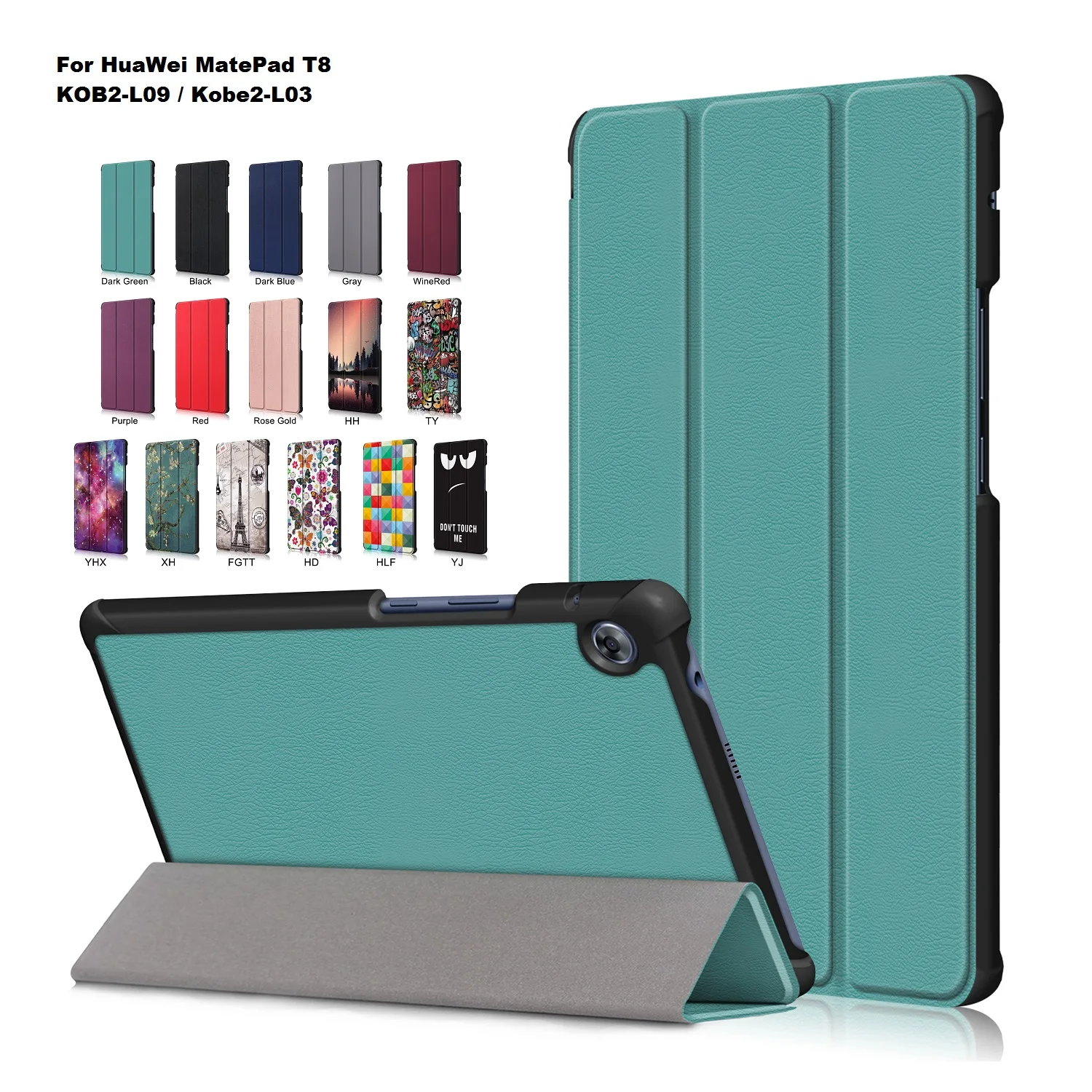 

2020 new For Huawei MatePad T8 Case Cover Kobe2-L03 KOB2-L09 Funda Tablet Slim Magnetic Folding Stand Shell Capa Coque