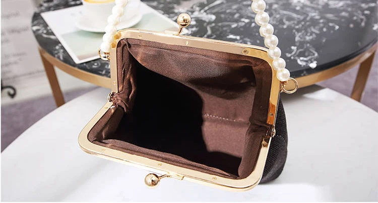 vintage bag bags women beads chain shoulder crossbody bag bags women's handbags (11)