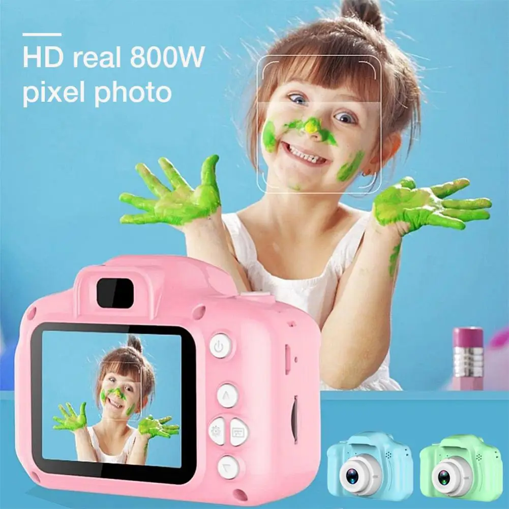 Детская мини-милая видеокамера, 2,0 дюймов, камера для фотосъемки, 1080P HD, для мальчиков и девочек, лучшие подарки на день рождения, Детская Цифровая камера CMOS