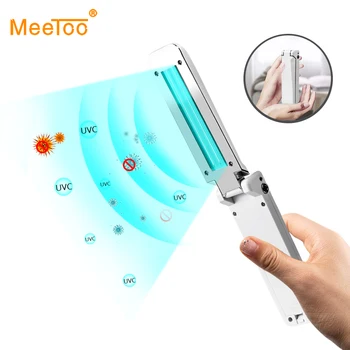 

Foldable UV Light Sterilizer Disinfection Lamp Portable USB Handheld Sanitizer Ultraviolet Lamps UVC Germicidal Light Flashlight