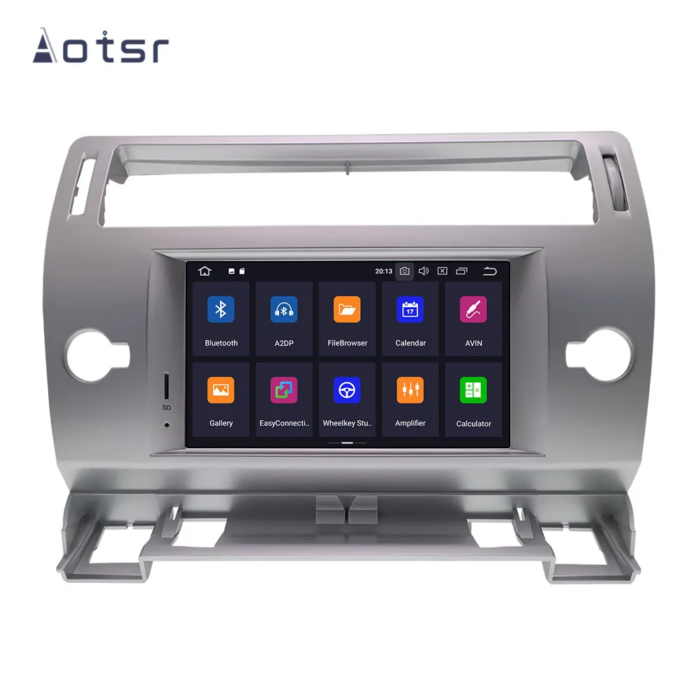 Cheap DSP Android 9.1 Car GPS Navigation Car DVD Player For Citroen C4 C-Quatre Triumph 2005-2011Car Auto Stereo Radio Multimedia Player Head Unit 2