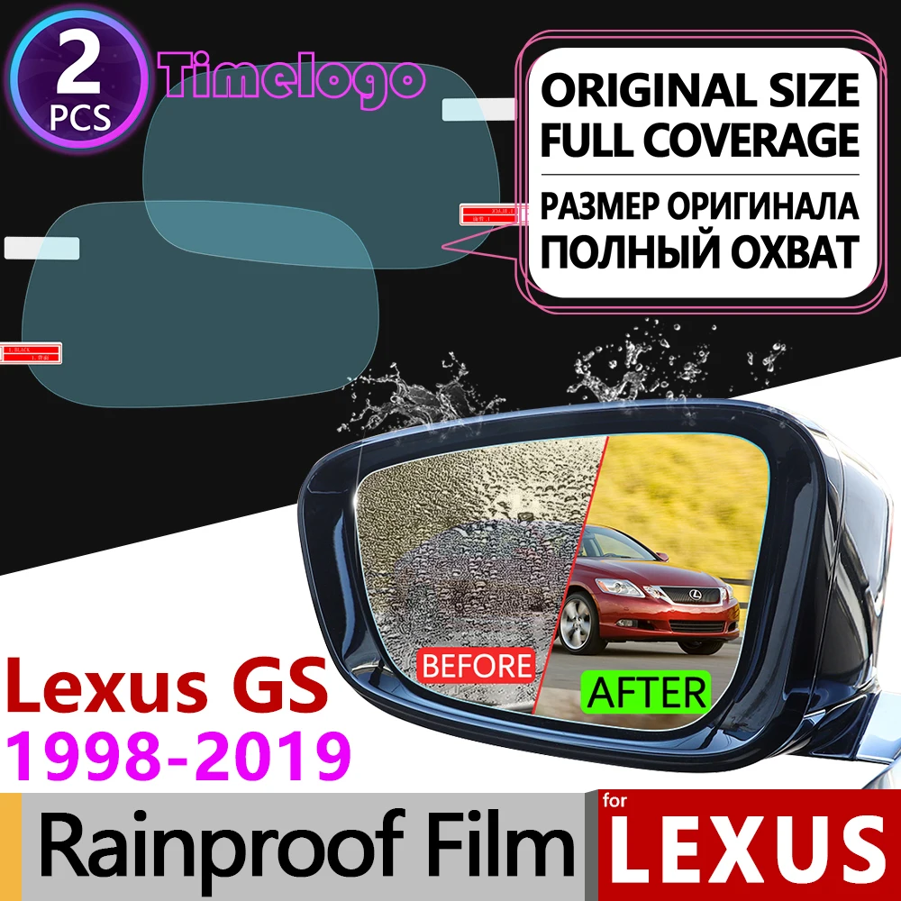

For Lexus GS 1998-2019 GS300 GS400 GS430 GS450h GS200t Anti-Fog Films Rearview Mirror Rainproof Accessories F Sport 300 400 430