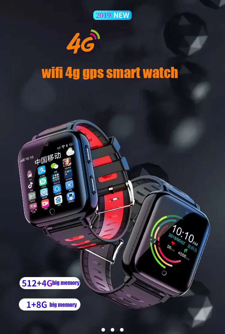 Детские умные часы IP68, gps, 4G, умные часы, Sim карта, wifi, Android, часы для мужчин, для плавания, стиль, новые модные наручные часы, 1,54 дюймов, pk dz09