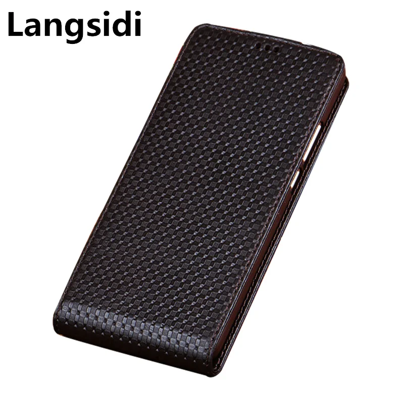  Business Genuine Leather Vertical Flip Case For Asus Zenfone 2 Laser ZE601KL/Zenfone 2 Laser ZE550K