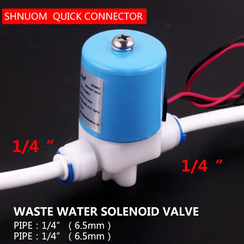 14QuickConnectROWaterPurifierInletSolenoidValveHouseholdPure