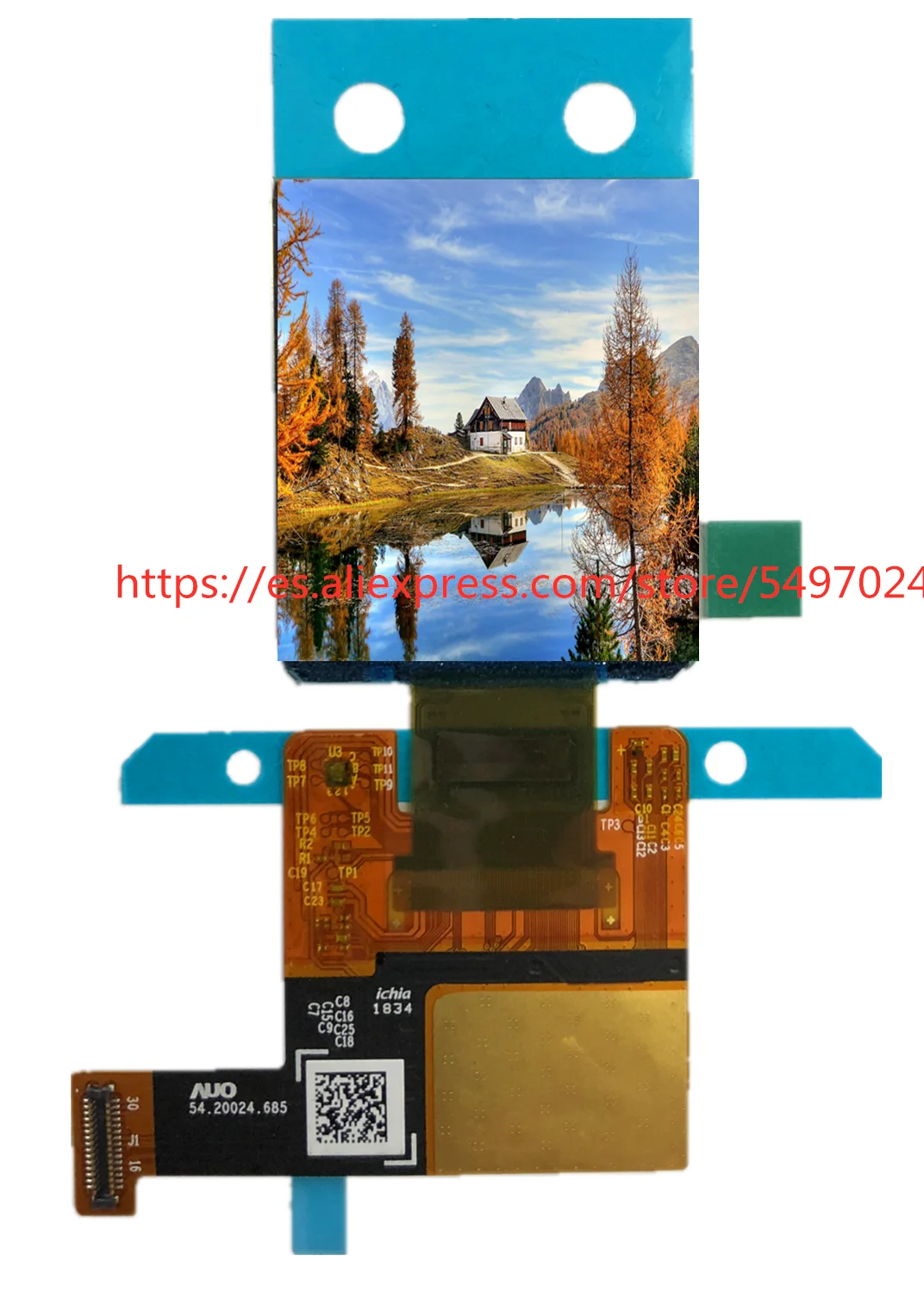 OLED ЖК-дисплей экран для 1,41 дюйма AMOLED дисплей обладает функцией касания 320*360 Смарт Носимых ЖК-дисплей экран e1417ak8