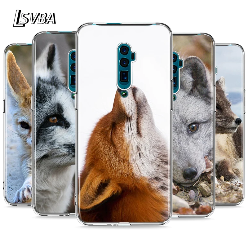 Чехол для OPPO Reno 4 3 Pro 10X Zoom 2 Z F ACE X2 5G Coque Cute Arctic fox A5 A9 2020 чехол телефона | Мобильные