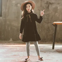 Новинка года; осеннее платье для маленьких девочек; Новое поступление; детское платье; детский топ с серебряной лисой; кружевное платье с оборками для малышей; мягкое удобное платье