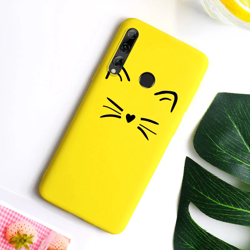 007I043 Яркий чехол для huawei P Smart чехол Z Plus для huawei Y9 Y7 Pro Y6 Y5 Lite Y6 Prime Y5 Y3 милый чехол с котом - Цвет: 007I043