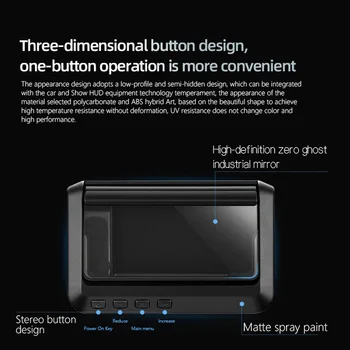 

C100 Head-up Projector Kit Universal Car SUV LED OBD Water Multi-Function