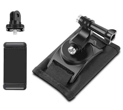 new version3 Обновление 360 градусов вращения Сумка зажим для DJI OSMO/Gopro8/Sjcam Quick Release держатель рюкзака адаптер кронштейн аксессуары - Цвет: new version3