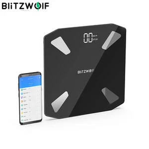 Blitzwolf bw-sc3 smart wifi app control body fat scale digital led scale usb charging 13 body metrics data analysis smart home 1 Item image