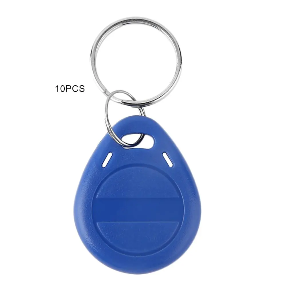 100 Pcs T5577 Em4305 Duplicator Clone Copy 125Khz Rfid Tag Porta Chave Card Sticker Keyring Token Ring Proximity Duplicate