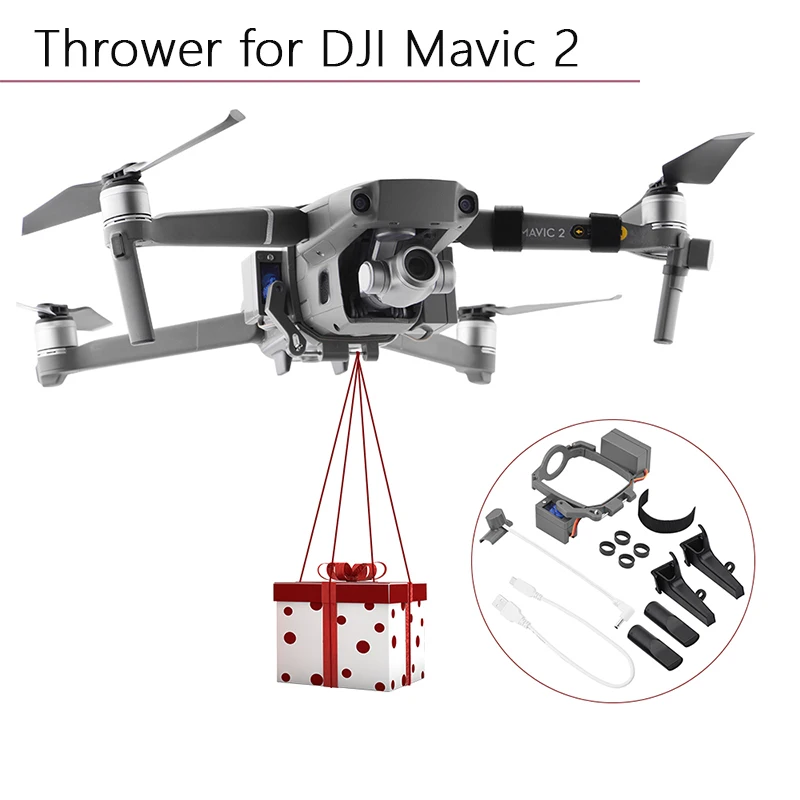 $24.49 Remote Thrower for DJI Mavic Pro Zoom Fishing Bait Delivery Parabolic AirDropping System Battery