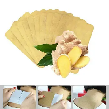

10Pcs Ginger Detox Patch Neck Back Body Pain Relaxation Body Detox Foot Patch Pain Relief Ginger Adhesive Pads Health Care TSLM1