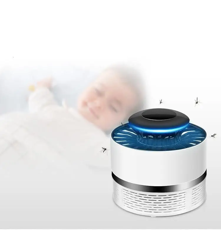 Электрическая Светодиодная лампа убийца комаров маленький размер 12 В 7 Вт LED от