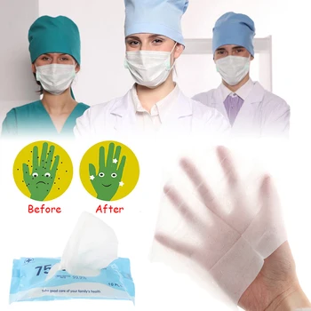 

Hot Sale 10pcs/pack Portable 75% Alcohol Wet Wipes Antiseptic Cleaning Sterilization Wipes Wet Wipes Mobile Phone Clean Wipe