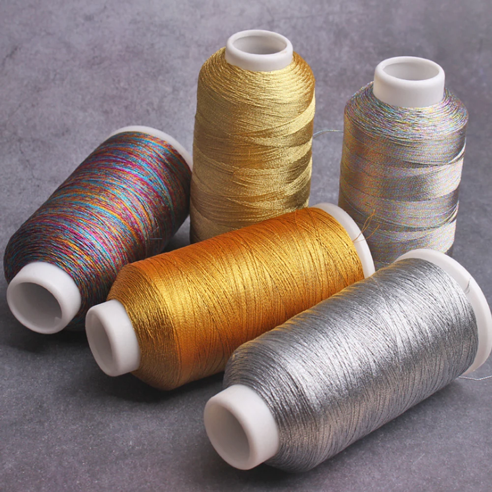 DIY большая катушка Золотая проволока серебряная красочная для бисероплетения